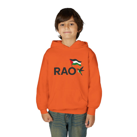 Palestinian Pride Youth Hoodie, Statement Sweatshirt, Gift for Activists, Casual Wear, Comfortable Streetwear, Cultural Expression
