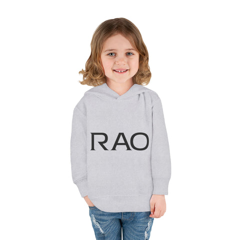 Stylish Toddler Pullover Fleece Hoodie with RAO Design, Cozy Kids Hoodie, Unique Gift for Toddlers, Baby Shower Present, Everyday Wear