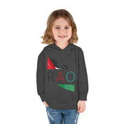 Toddler Fleece Hoodie with RAO Design, Cozy Kids Hoodie, Cute Pullover Sweatshirt, Birthday Gift for Toddlers, Fun Wear for Playtime