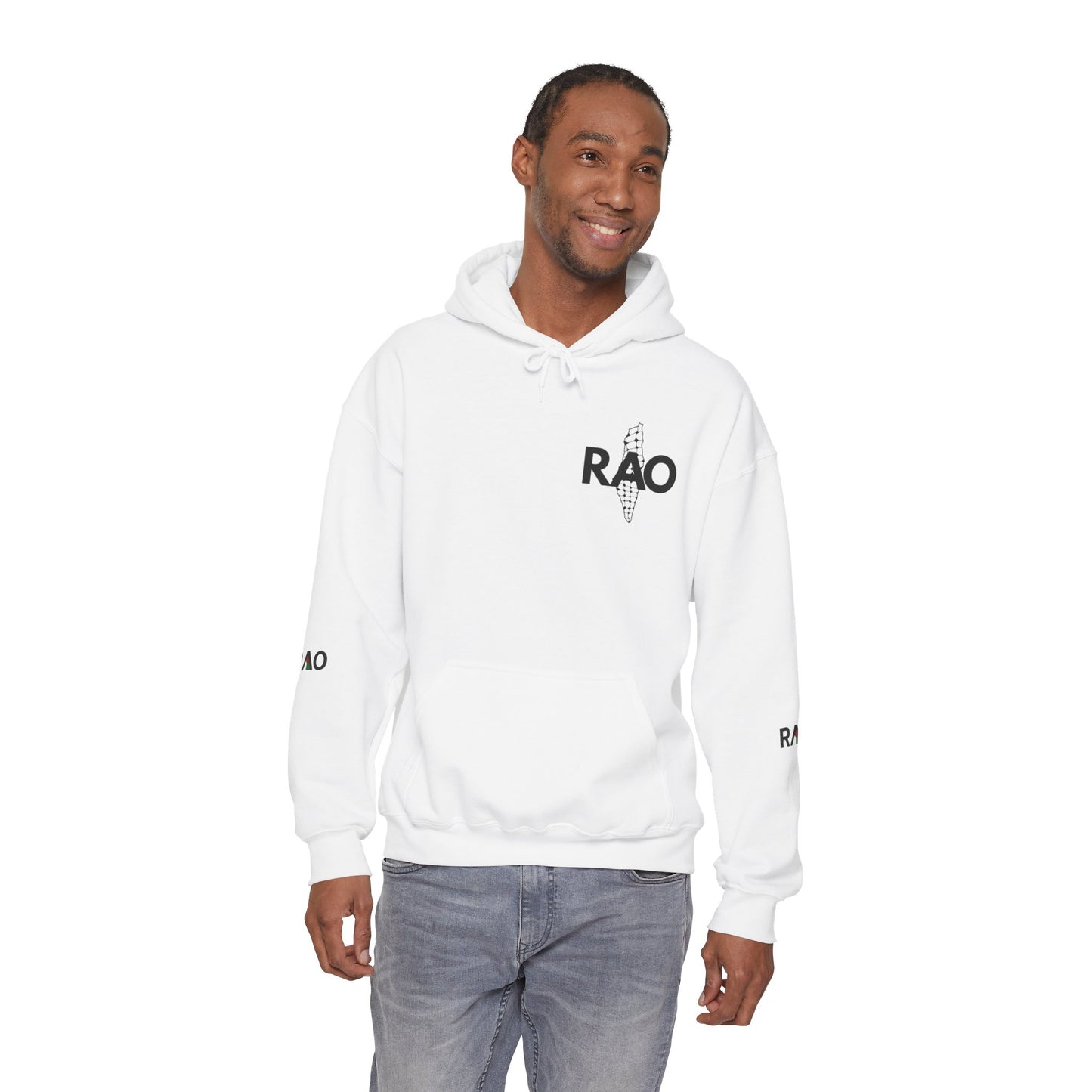 RAO Signature Palestine Hoodie | Premium Olive Branch Pullover | Minimalist Unisex Streetwear