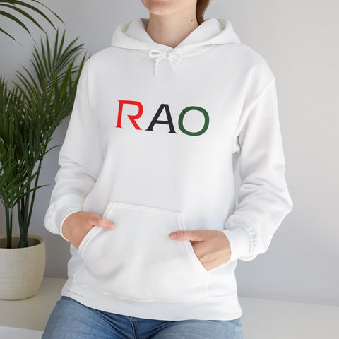 Minimalist RAO Unisex Hooded Sweatshirt - Casual Comfort for Every Occasion
