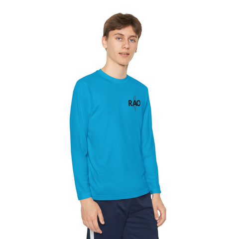 Youth Long Sleeve Athletic Tee | Cool Casual Wear, Sports Outfits, Activewear, Gift for Young Athletes, Everyday Style, Fitness Apparel