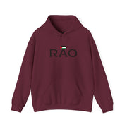 RAO Resistance Against Oppression Unisex Hoodie | Center Chest Design with Horizontal Palestinian Flag & RAO Letters | Bold Streetwear Statement