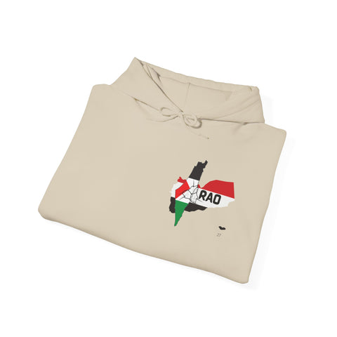 RAO Unity Hoodie: Palestine & Yemen Heavy Blend Hooded Sweatshirt
