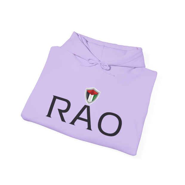 Stylish Unisex Hoodie with RAO Logo, Cozy Casual Wear, Gift for Him/Her, Perfect for Every Season, Ideal for Lounging or Outings