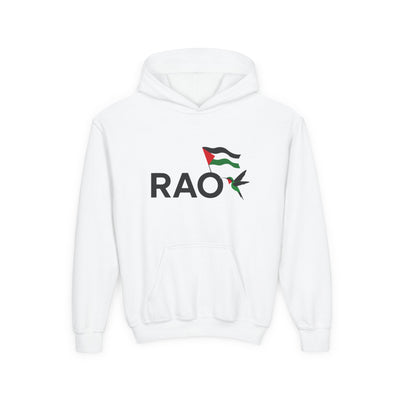Palestinian Pride Youth Hoodie, Statement Sweatshirt, Gift for Activists, Casual Wear, Comfortable Streetwear, Cultural Expression