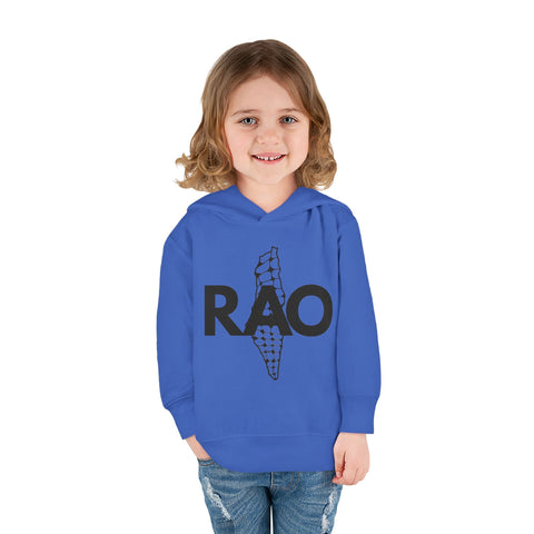 Cute Toddler Pullover Hoodie with RAO Design, Kids Fleece Hoodie, Toddler Clothing, Cozy Playwear, Gift for Children, Fun Casual Outfit