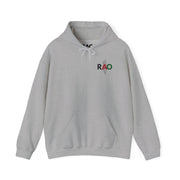 RAO Resistance Against Oppression Unisex Hoodie | Small Palestinian Map with RAO Flag Letters Design | Cultural Streetwear Sweatshirt