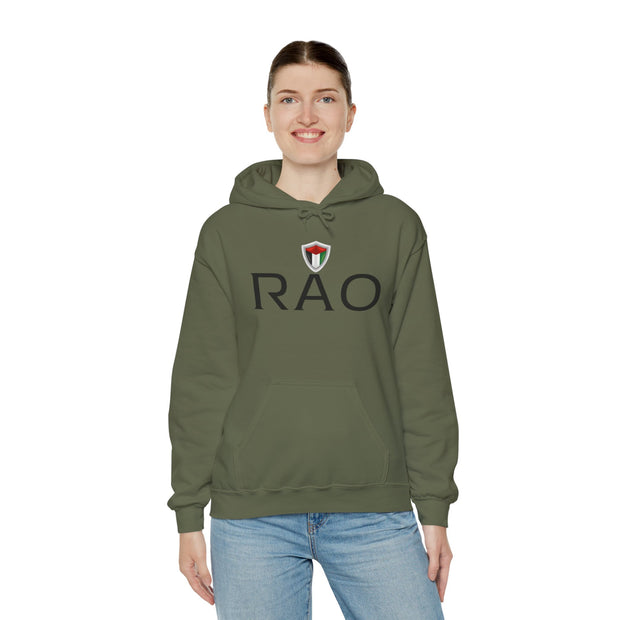 Stylish Unisex Hoodie with RAO Logo, Cozy Casual Wear, Gift for Him/Her, Perfect for Every Season, Ideal for Lounging or Outings