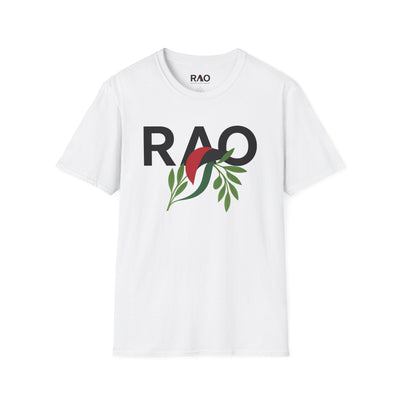 Botanical RAO Unisex Softstyle T-Shirt, Nature Lover Gift, Summer Fashion, Casual Wear, Eco-Friendly Tee, Gift for Her