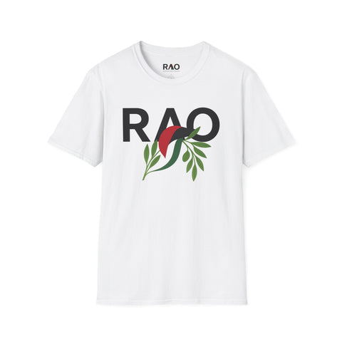 Botanical RAO Unisex Softstyle T-Shirt, Nature Lover Gift, Summer Fashion, Casual Wear, Eco-Friendly Tee, Gift for Her