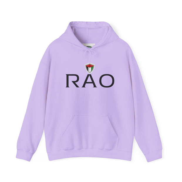Stylish Unisex Hoodie with RAO Logo, Cozy Casual Wear, Gift for Him/Her, Perfect for Every Season, Ideal for Lounging or Outings