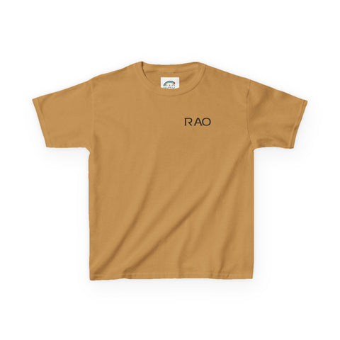 Kids Casual Cotton Tee - RAO Design, Boys & Girls T-Shirt, Everyday Wear, Gift for Birthdays, Back to School Essentials