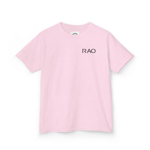 Kids Casual Cotton Tee - RAO Design, Boys & Girls T-Shirt, Everyday Wear, Gift for Birthdays, Back to School Essentials