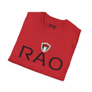 Unisex Softstyle T-Shirt with RAO Logo, Stylish Casual Tee for Everyday Wear, Gift for Fashion Lovers, Comfortable Summer Apparel
