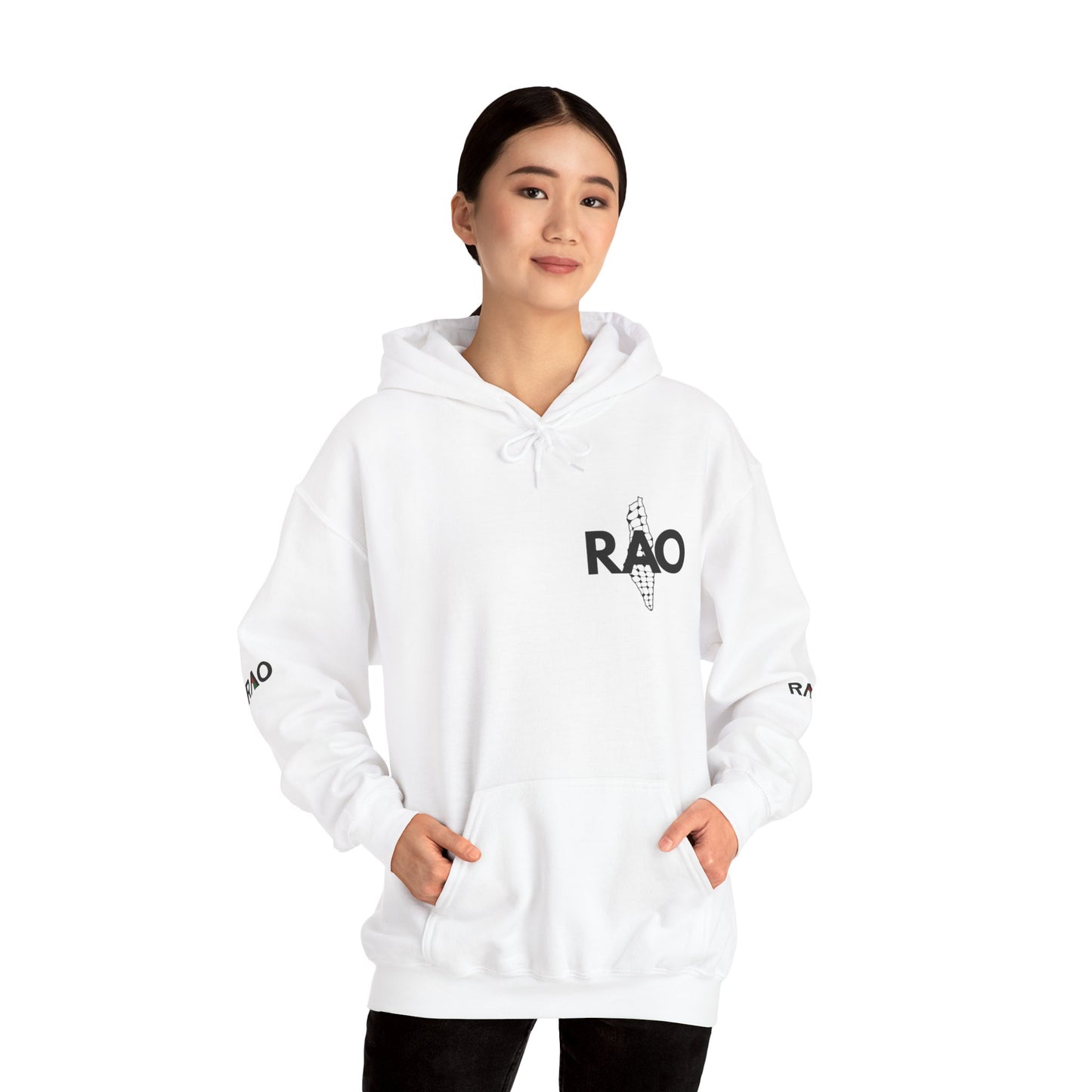 RAO Signature Palestine Hoodie | Premium Olive Branch Pullover | Minimalist Unisex Streetwear