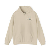 RAO Resistance Against Oppression Unisex Hoodie | Small Left Chest Logo with Palestinian Shield Flag & Map Design | Eco-Friendly Cultural Streetwear