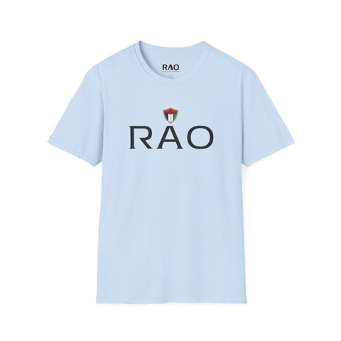 Copy of Unisex Softstyle T-Shirt with RAO Logo, Stylish Casual Tee for Everyday Wear, Gift for Fashion Lovers, Comfortable Summer Apparel