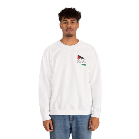 Stylish Unisex Heavy Blend™ Crewneck Sweatshirt with RAO Design