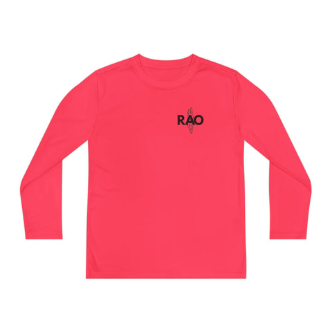 Youth Long Sleeve Athletic Tee | Cool Casual Wear, Sports Outfits, Activewear, Gift for Young Athletes, Everyday Style, Fitness Apparel