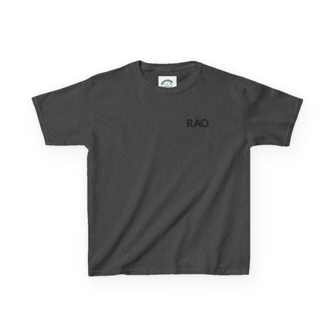 Kids Graphic Tee with RAO Design, Unisex Cotton Shirt, Gift for Boys and Girls, Birthday Outfit, Casual Wear, Summer Tee