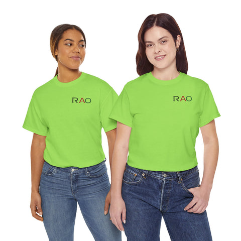 Unisex Cotton Tee - Minimalist RAO Design, Casual Wear, Gift for Him/Her, Birthday, Everyday Fashion, Graphic Tee