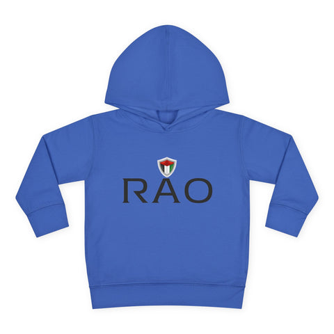 Adorable Toddler Pullover Fleece Hoodie with RAO Design, Kids Winter Coat, Cute Children's Apparel, Perfect for Playdates, Birthday Gifts
