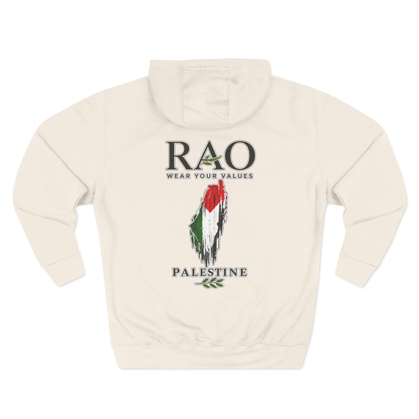 Palestine Flag Hoodie – Brushstroke Palestinian Streetwear | RAO
