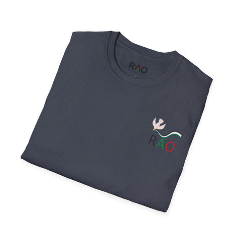 RAO Minimalist Unisex Softstyle T-Shirt | Perfect Everyday Wear, Casual Outing, Gift for Friends, Summer Essential, Eco-Friendly Fashion