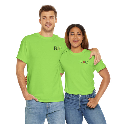 Unisex Cotton Tee - Minimalist RAO Design, Casual Wear, Gift for Him/Her, Birthday, Everyday Fashion, Graphic Tee