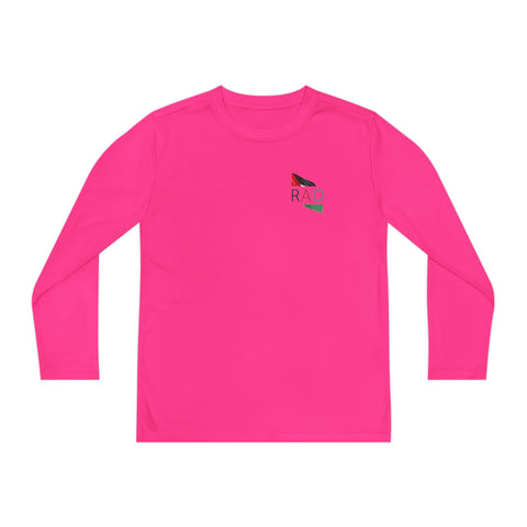 Youth Long Sleeve Competitor Tee - Sporty Youth Apparel, Perfect for Active Kids, School Events, Sports Day, Summer Camps