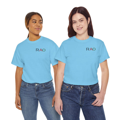 Unisex Cotton Tee - Minimalist RAO Design, Casual Wear, Gift for Him/Her, Birthday, Everyday Fashion, Graphic Tee