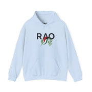 RAO Unisex Hoodie | Resistance Against Oppression Logo with Olive Leaves | Cultural Streetwear, Comfortable Eco-Friendly Fashion