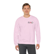 Stylish Unisex Crewneck Sweatshirt with 'RAO' Design, Cozy Casual Wear, Perfect for Everyday, Gifts, Holidays