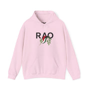 RAO Unisex Hoodie | Resistance Against Oppression Logo with Olive Leaves | Cultural Streetwear, Comfortable Eco-Friendly Fashion