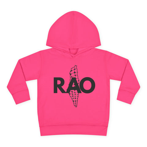 Cute Toddler Pullover Hoodie with RAO Design, Kids Fleece Hoodie, Toddler Clothing, Cozy Playwear, Gift for Children, Fun Casual Outfit