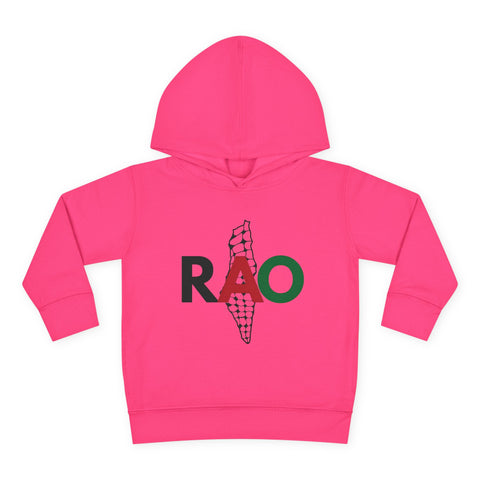 Toddler Fleece Hoodie with RAO Design, Cozy Pullover for Kids, Perfect for Playtime, Gifts, Celebrations, Everyday Wear