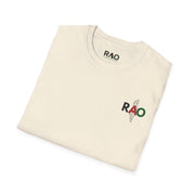 Unisex Softstyle T-Shirt with RAO Design, Casual Tee, Gift for Him/Her, Summer Wear, Everyday Essentials, Comfortable Fashion