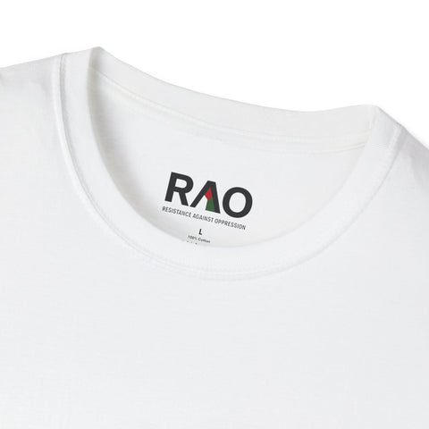 Unisex Softstyle T-Shirt with RAO Logo, Stylish Casual Tee for Everyday Wear, Gift for Fashion Lovers, Comfortable Summer Apparel