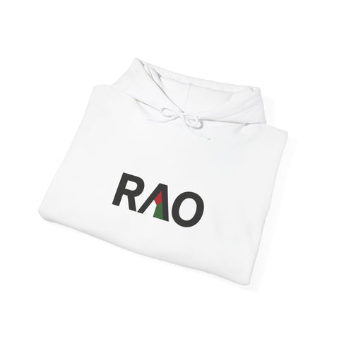 RAO Statement Hooded Sweatshirt, Unisex Hoodie, Casual Wear, Gift for Him/Her, Streetwear Fashion, Cozy Layering