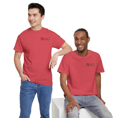Unisex Cotton Tee - Minimalist RAO Design, Casual Wear, Gift for Him/Her, Birthday, Everyday Fashion, Graphic Tee