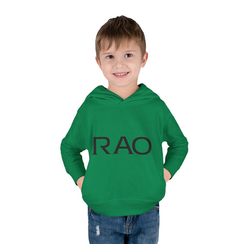 Stylish Toddler Pullover Fleece Hoodie with RAO Design, Cozy Kids Hoodie, Unique Gift for Toddlers, Baby Shower Present, Everyday Wear