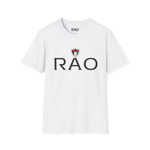 Unisex Softstyle T-Shirt with RAO Logo, Stylish Casual Tee for Everyday Wear, Gift for Fashion Lovers, Comfortable Summer Apparel