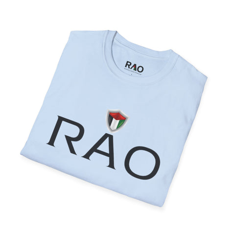 Unisex Softstyle T-Shirt with RAO Logo, Stylish Casual Tee for Everyday Wear, Gift for Fashion Lovers, Comfortable Summer Apparel