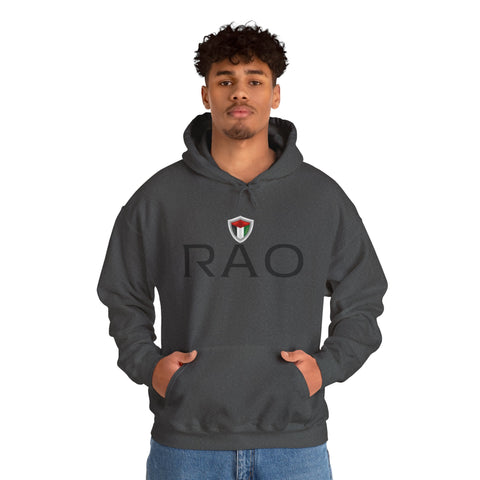Stylish Unisex Hoodie with RAO Logo, Cozy Casual Wear, Gift for Him/Her, Perfect for Every Season, Ideal for Lounging or Outings
