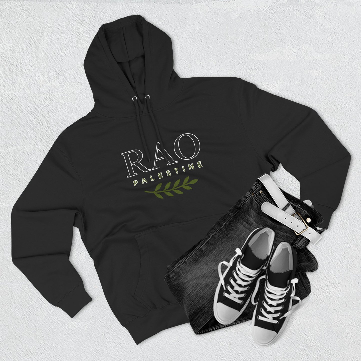 Palestine Keffiyeh Pattern Hoodie – Arabic Palestinian Streetwear | RAO