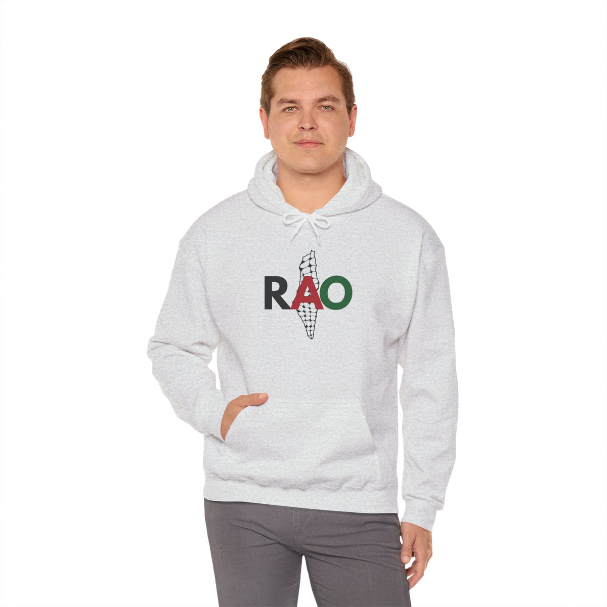 Palestinian Keffiyeh Hoodie – RAO Palestine Map Graphic Unisex Heritage Streetwear