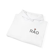 RAO Resistance Against Oppression Unisex Hoodie | Small Left Chest Logo with Palestinian Shield Flag & Map Design | Eco-Friendly Cultural Streetwear