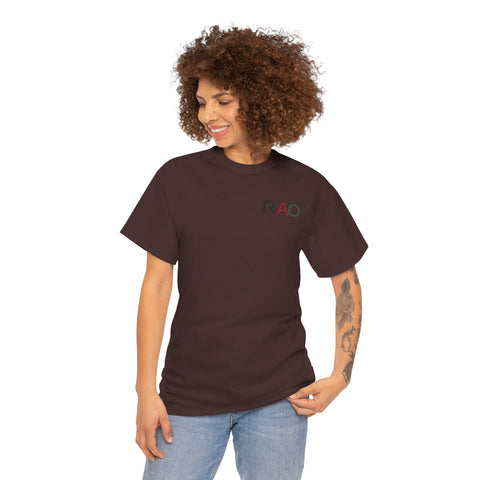 Unisex Cotton Tee - Minimalist RAO Design, Casual Wear, Gift for Him/Her, Birthday, Everyday Fashion, Graphic Tee