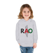 Toddler Fleece Hoodie with RAO Design, Cozy Pullover for Kids, Perfect for Playtime, Gifts, Celebrations, Everyday Wear